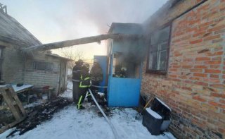 На Днепропетровщине загорелся частный дом - ФОТО