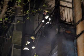 В Днепре в многоэтажке загорелся балкон - ФОТО