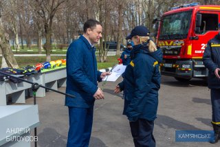 В Каменском поздравили работников пожарной охраны - ФОТО