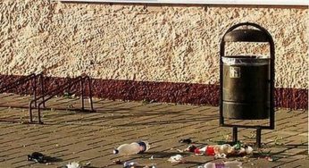 В Днепре будут штрафовать за выброшенный мимо урн мусор