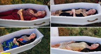 В Днепре представили женскую коллекцию одежды для похорон (фото)
