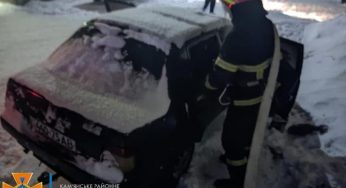В Каменском районе горела “Славута”