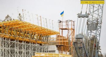 На решетиловской трассе возводят двухуровневые развязки и уникальную эстакаду
