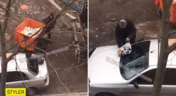 В Каменском коммунальщики наказывают “героев парковки” (видео)