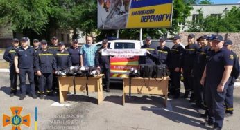 Спасатели Каменского получили новое защитное оборудование для дыхания