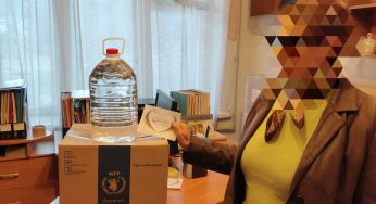 Кам’янському товариству сліпих надали продуктові набори