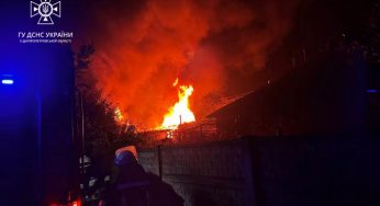 Масштабна пожежа у Дніпрі: згоріли два гаражі та три господарчі споруди (фото)