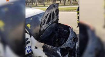 У Кам’янському горів автомобіль Fiat