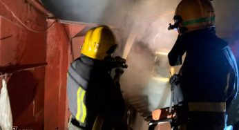 На Дніпропетровщині загасили палаючу господарчу споруду