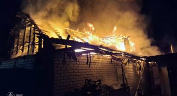 На Дніпропетровщині спалахнув гараж