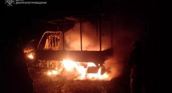 На Дніпропетровщині через влучання дрону у вантажівку загинув чоловік