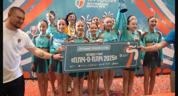 Кам’янські черлідери – переможці всеукраїнського етапу ігор “Пліч-о-пліч”