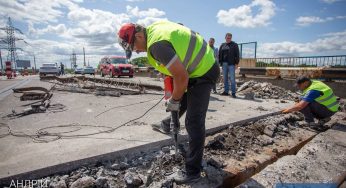 У Кам’янському ремонтують дорогу в Південному районі (відео)