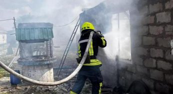 На Дніпропетровщині спалахнув гараж