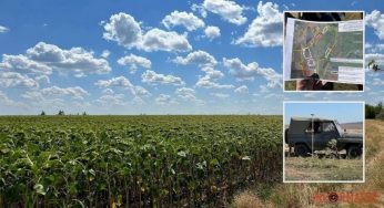 На Дніпропетровщині фермери незаконно засіяли понад 100 гектарів танкового полігону