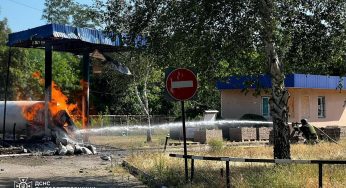 На Дніпропетровщині горіла АЗС