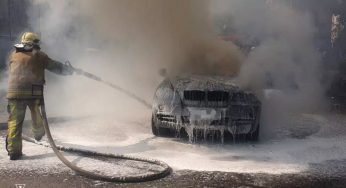 На Дніпропетровщині спалахнув BMW – X5