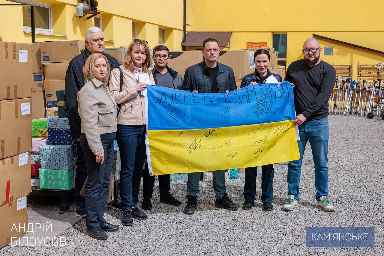 Кам’янське отримало 10 тон гуманітарної допомоги з Вупперталя (відео)